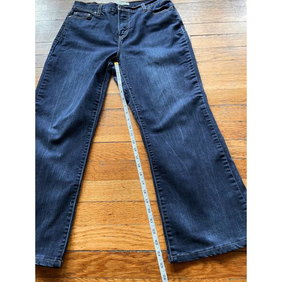 LEVI’S Perfectly Slimming Boot Cut 512 Crop Jeans sz 12 S/C - Picture 10 of 12